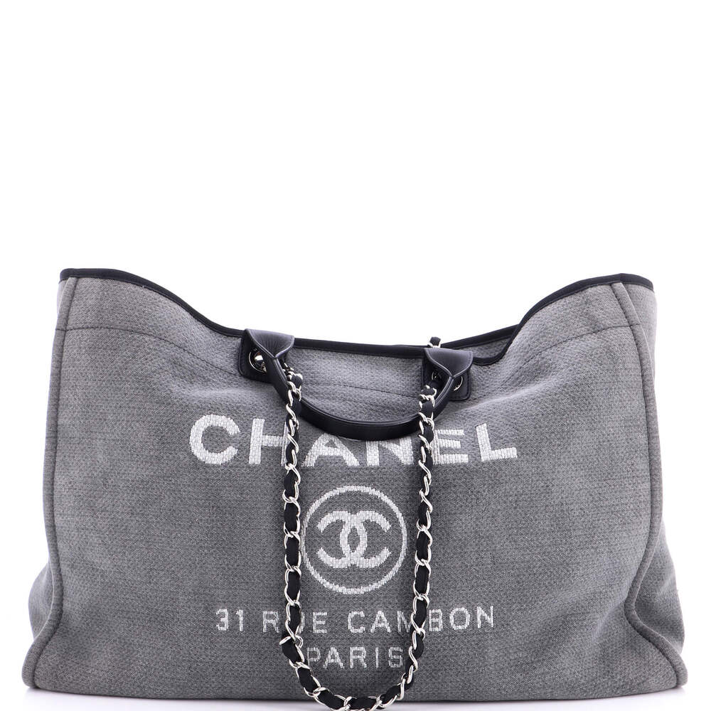 Chanel Deauville Tote Canvas Xl #268021C38B